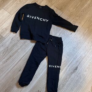 Givenchy Black Logo Lounge Set